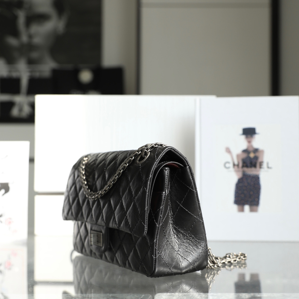 香港高仿奢侈品Chanel2.55系列復古銀免檢版