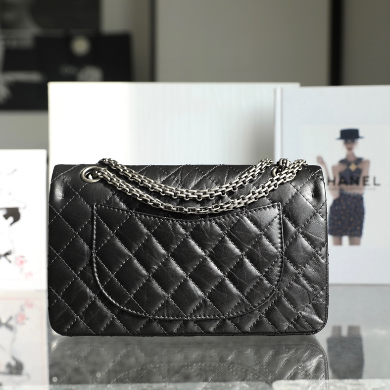 香港高仿奢侈品Chanel2.55系列復古銀免檢版