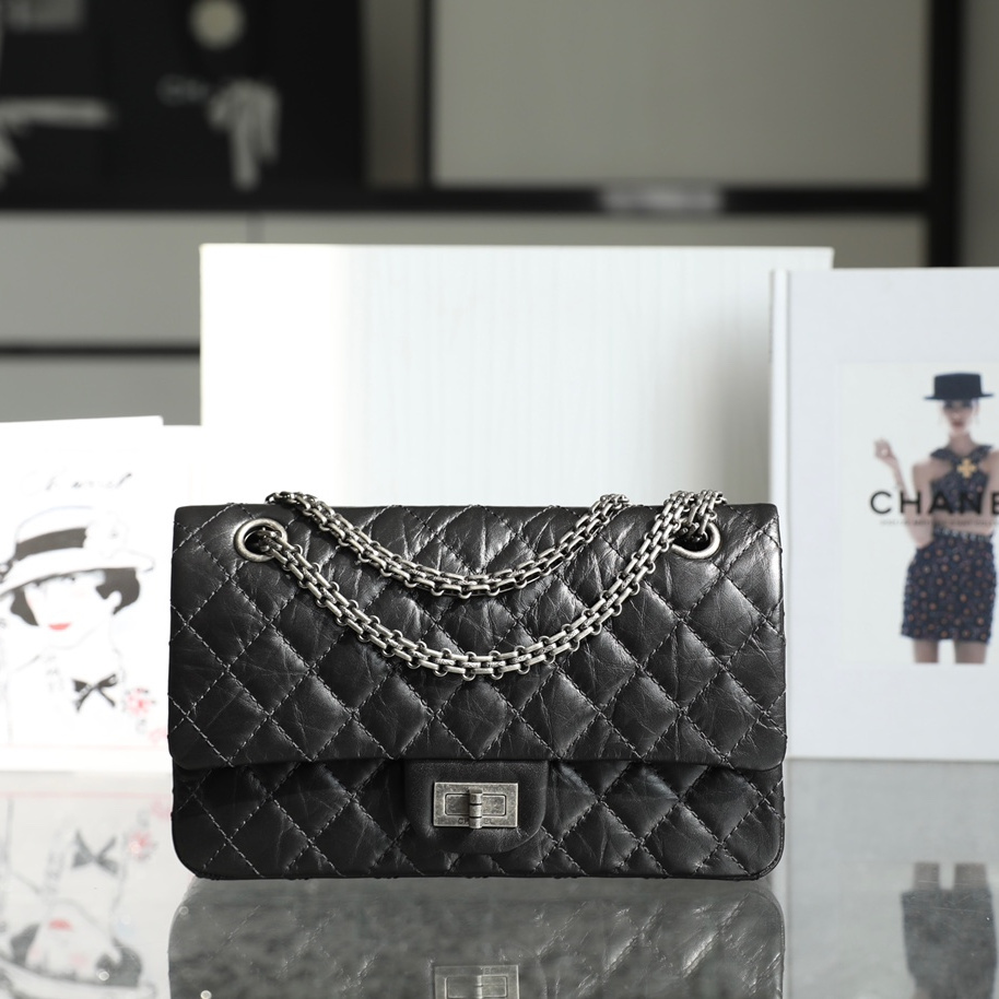 香港高仿奢侈品Chanel2.55系列復古銀免檢版