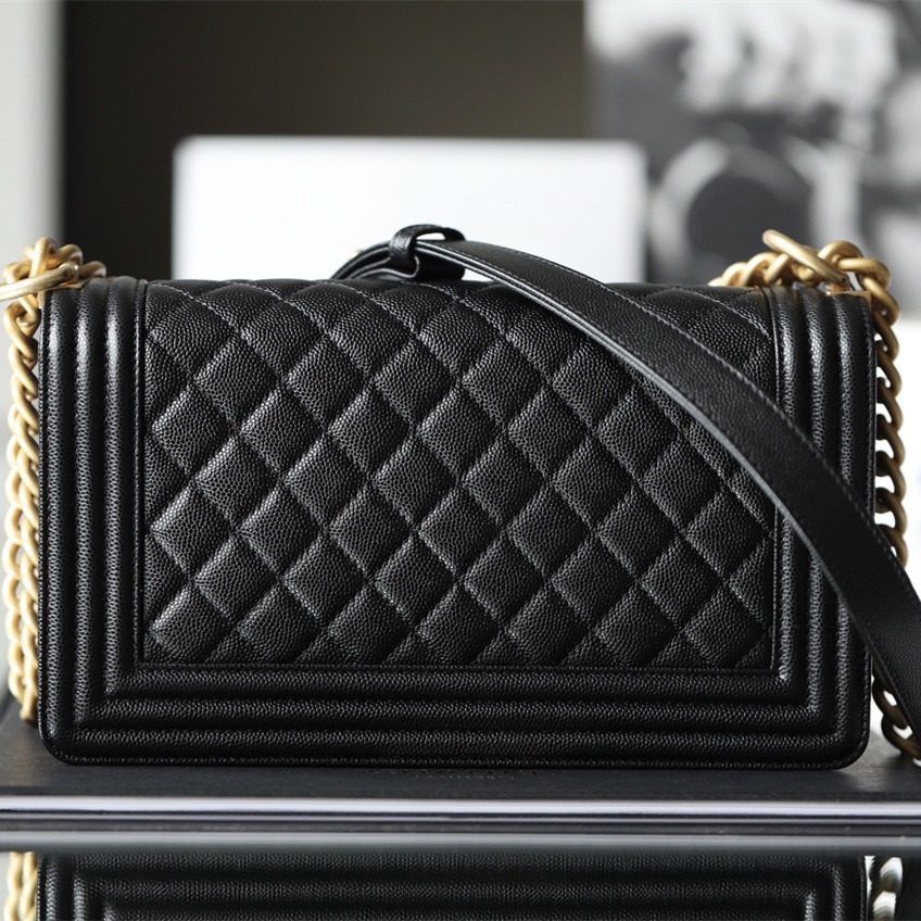 香港高仿奢侈品Chanel-Leboy系列復古金中號免檢版