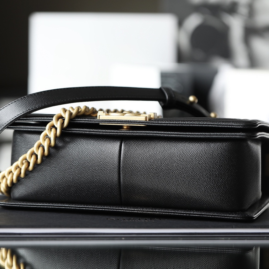 香港高仿奢侈品Chanel-Leboy系列復古金中號免檢版