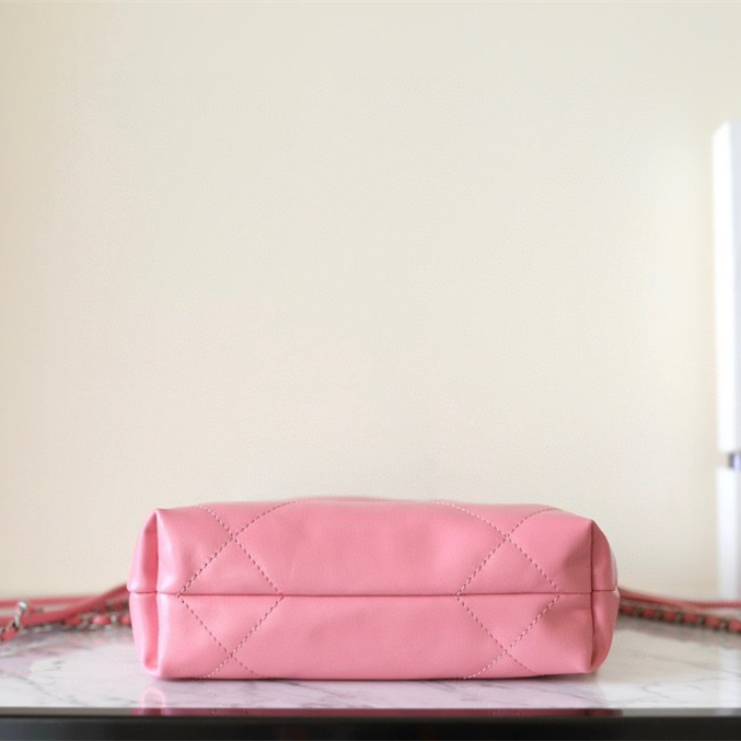 香港復刻Chanel迷你單肩購物袋粉色免檢版