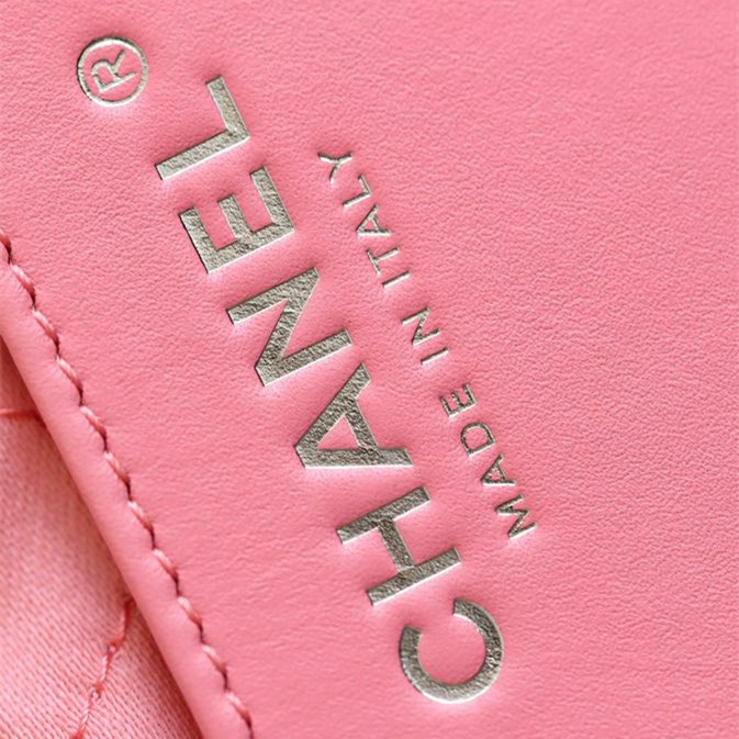 香港復刻Chanel迷你單肩購物袋粉色免檢版
