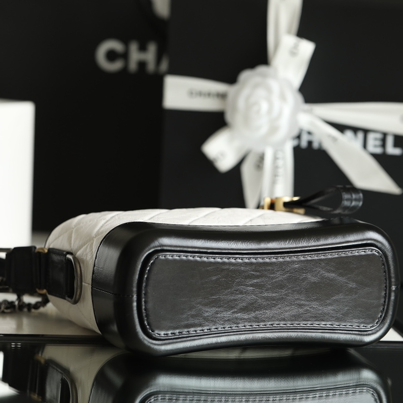 高仿Chanel流浪包黑白菱格紋免檢版