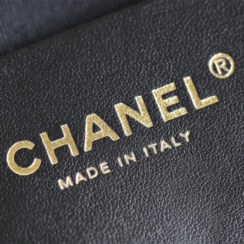 香港高仿包Chanel鏈條單肩包23B系列黑色大號免檢版