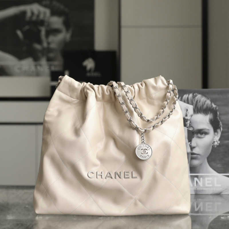 高仿Chanel熱門款中號購物袋奶茶色免檢版