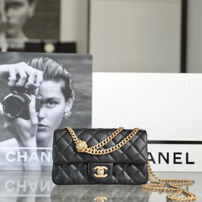 正品代購級別原單Chanel23S系列山茶花金屬扣免檢版
