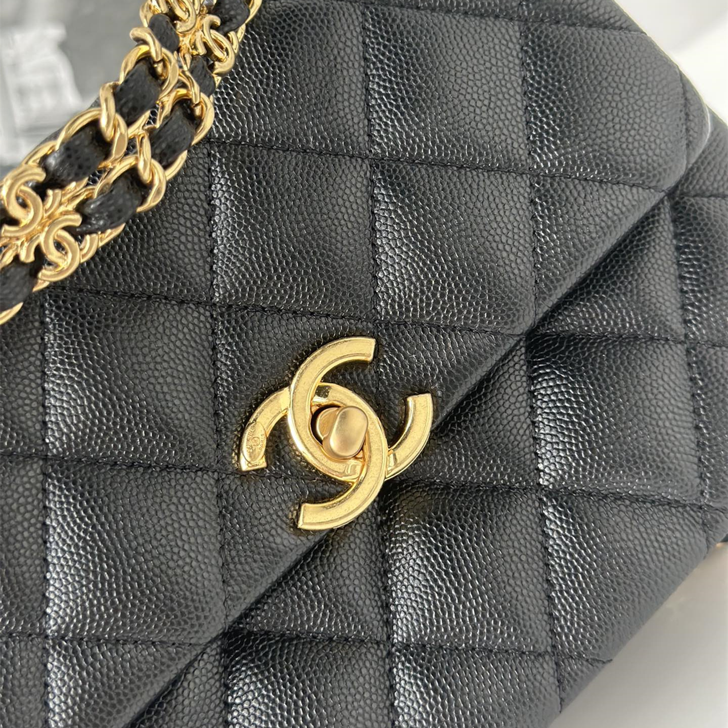 高仿Chanel22K系列方胖子黑金免檢版