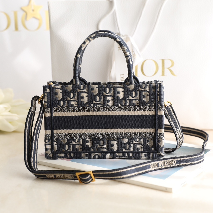 高仿Dior2024BookTote系列老花Mini手拎袋免檢版