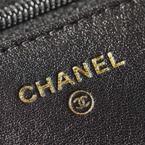 高仿Chanel23P系列雙拼色鏈條簡單黑金免檢版