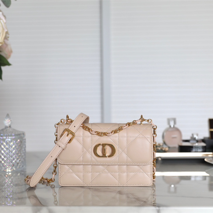 原單Dior包包MissCaro系列焦糖色免檢版