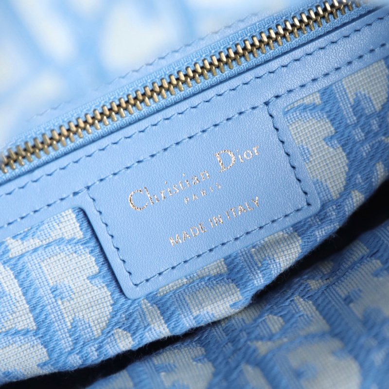 高仿迪奧DiorLady手袋柳條編織矢車菊藍色免檢版
