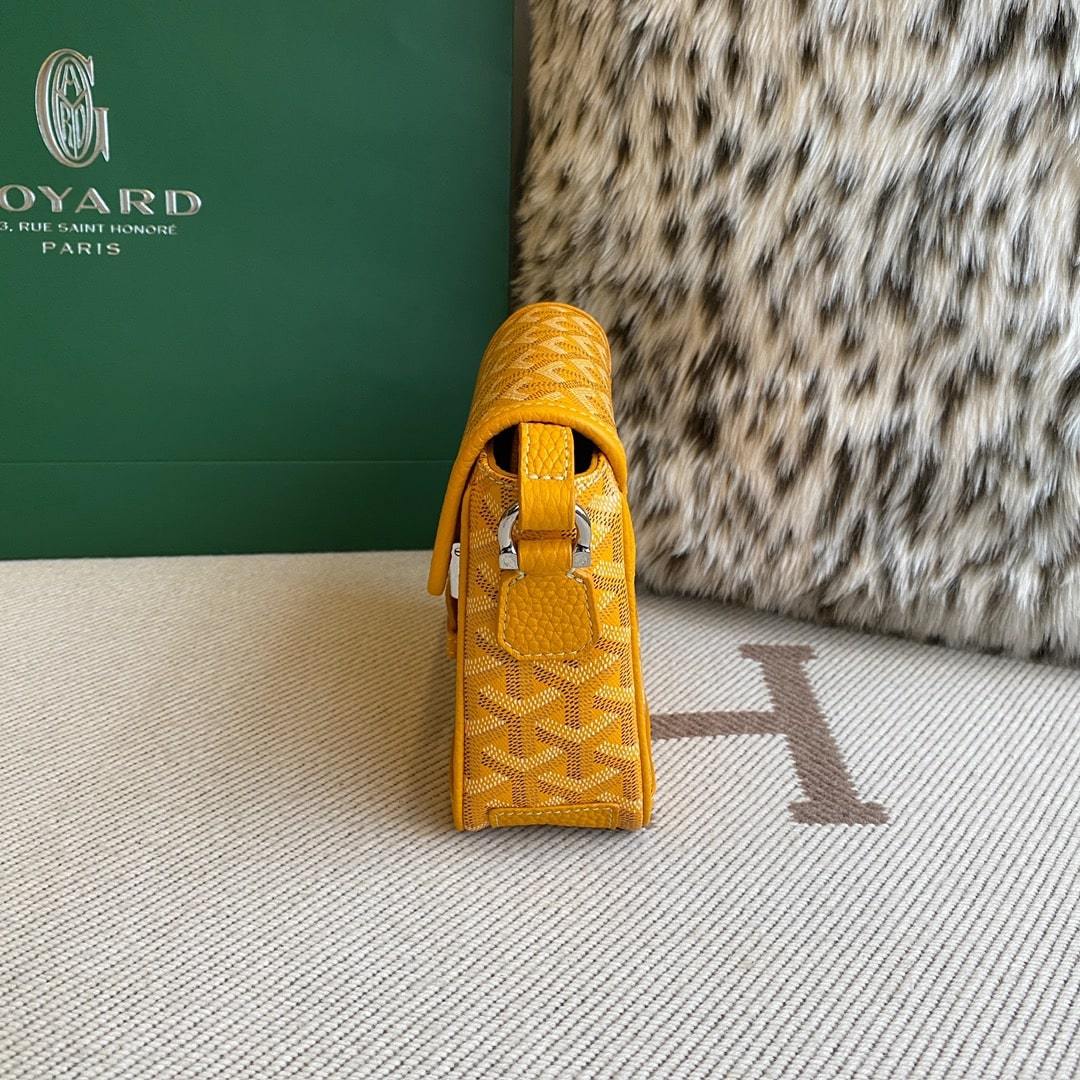 高仿GoyardBeluga限量版mini豆腐包黃色