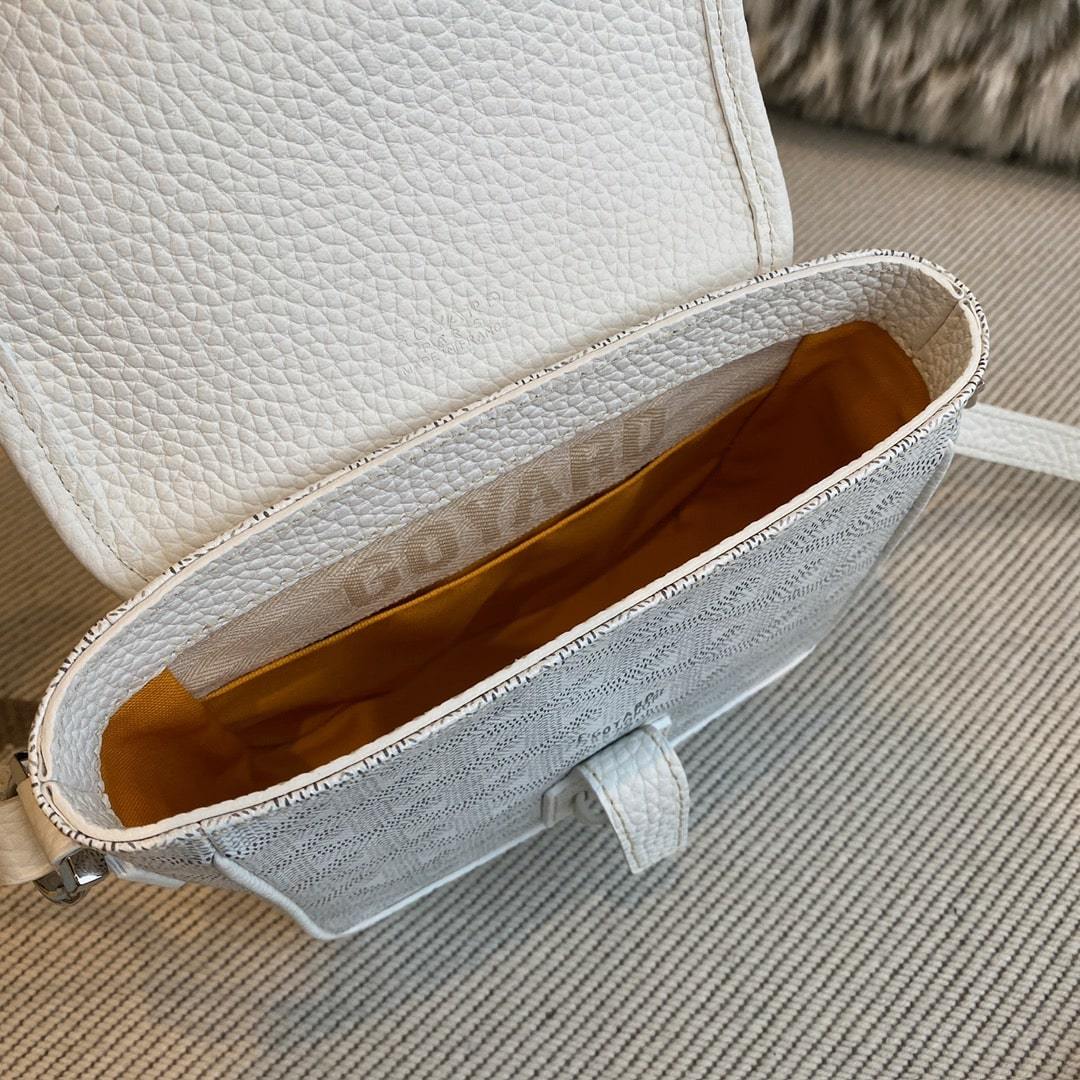 高仿GoyardBeluga限量版mini豆腐包白色