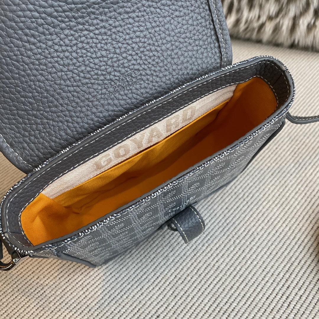高仿GoyardBeluga限量版mini豆腐包灰色