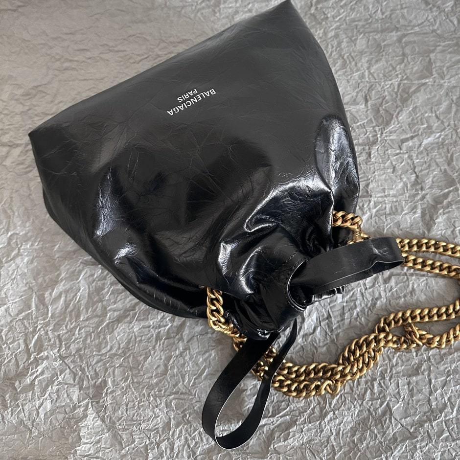 高仿Balenciaga2023年新款Crushtote垃圾袋小號