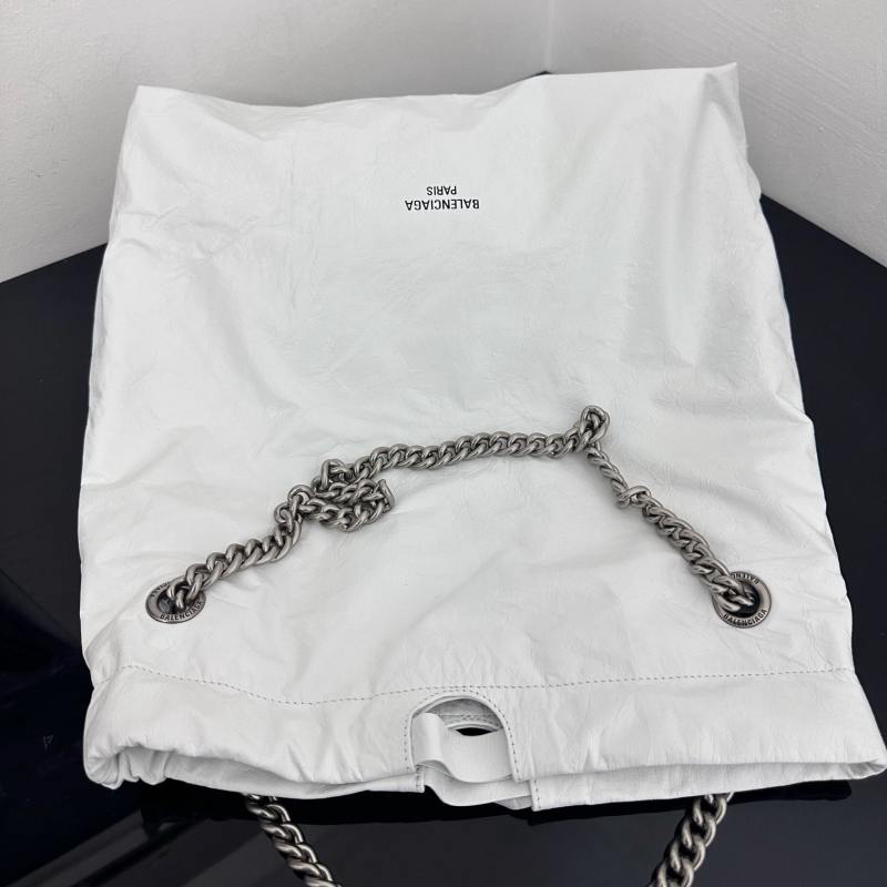 高仿Balenciaga2023Crushtote褶皺牛皮手拎袋大號