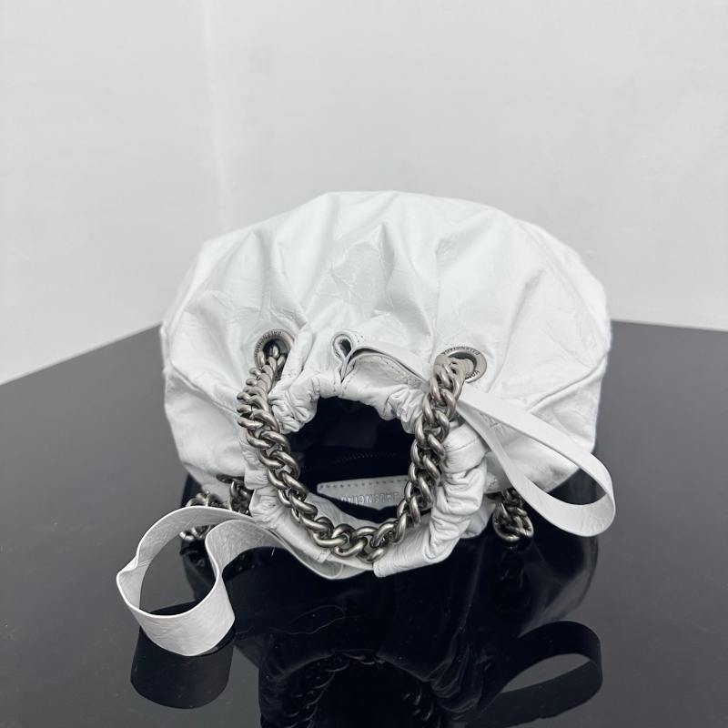 高仿Balenciaga2023Crushtote褶皺牛皮手拎袋小號