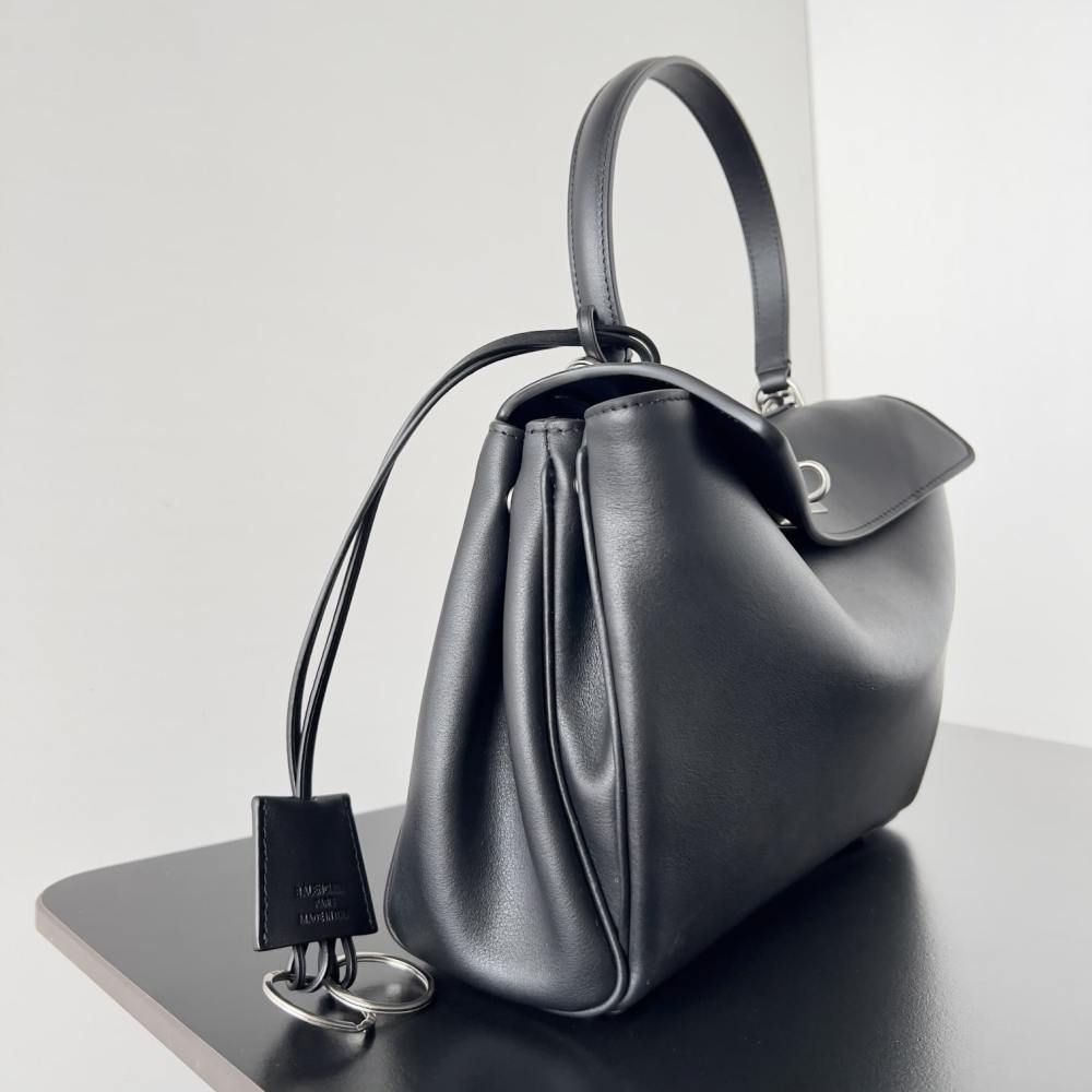 高仿BalenciagaRodeo系列手提單肩包黑銀XS