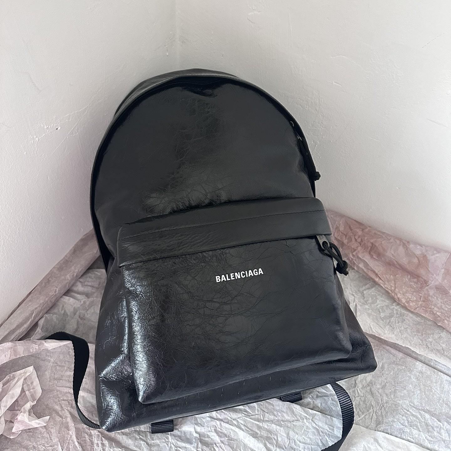 高仿BalenciagaExplorer系列小羊皮雙肩包S