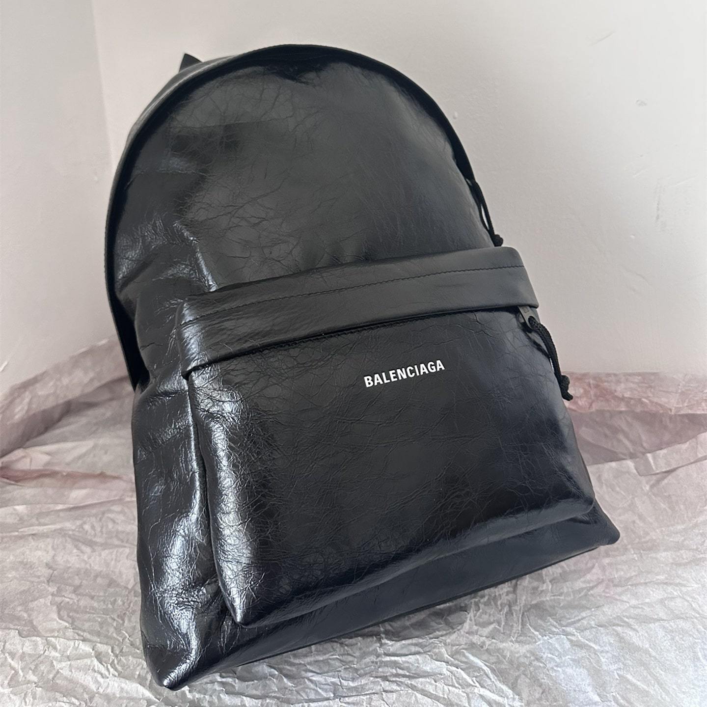 高仿BalenciagaExplorer系列小羊皮雙肩包S
