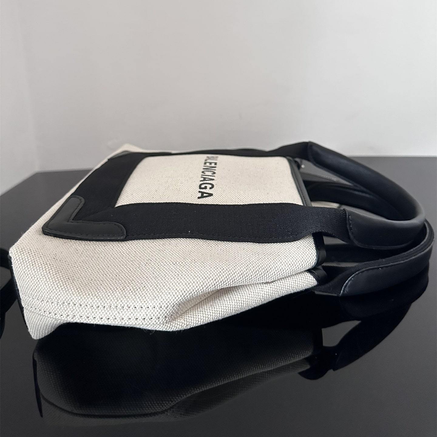 高仿BalenciagaNavyCabas帆布手提袋24CM
