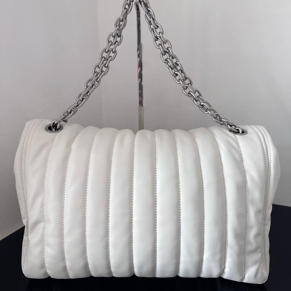 高仿Balenciaga*Monaco系列衍縫線牛皮單肩包m