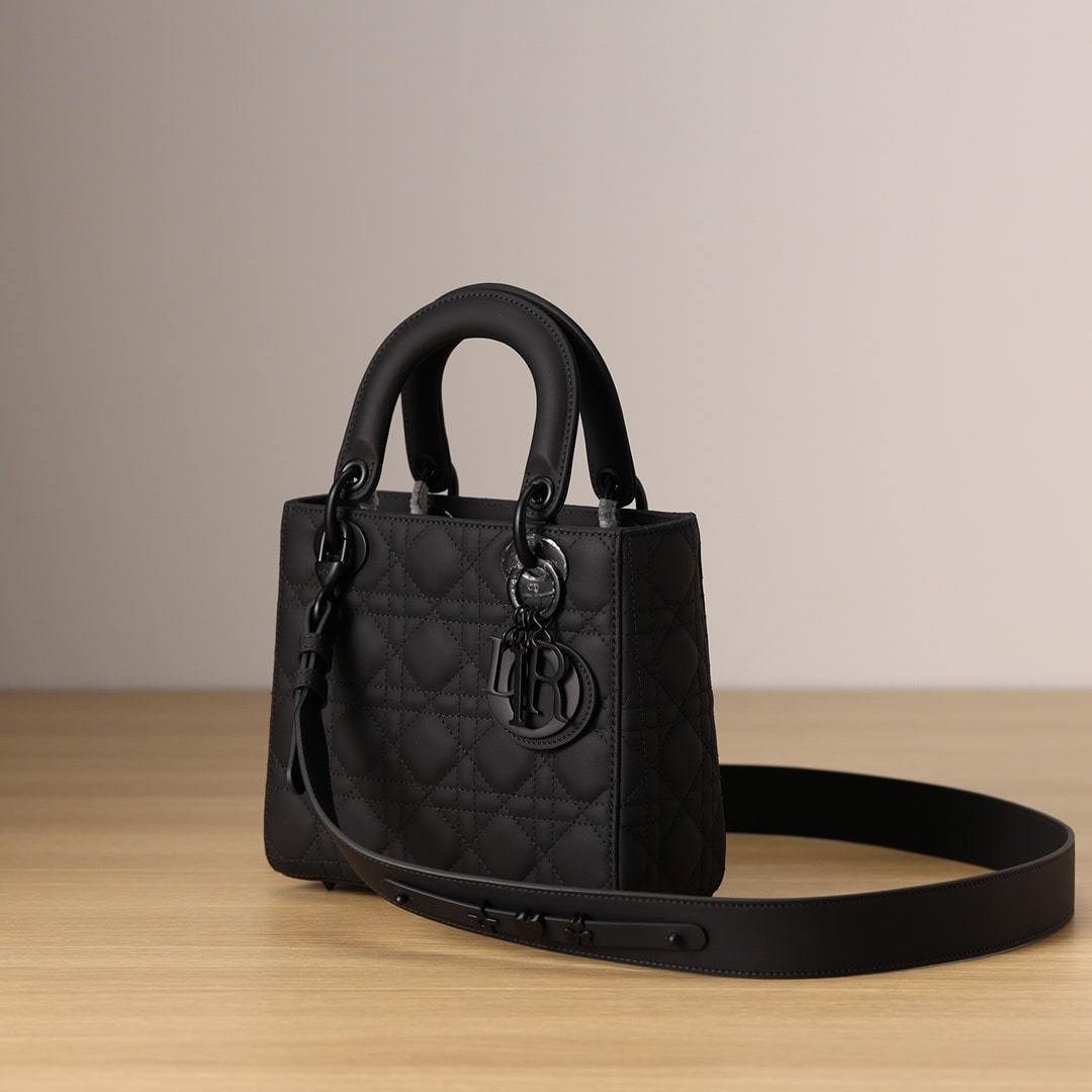高仿Dior*Lady系列牛皮單肩包Mini免檢版
