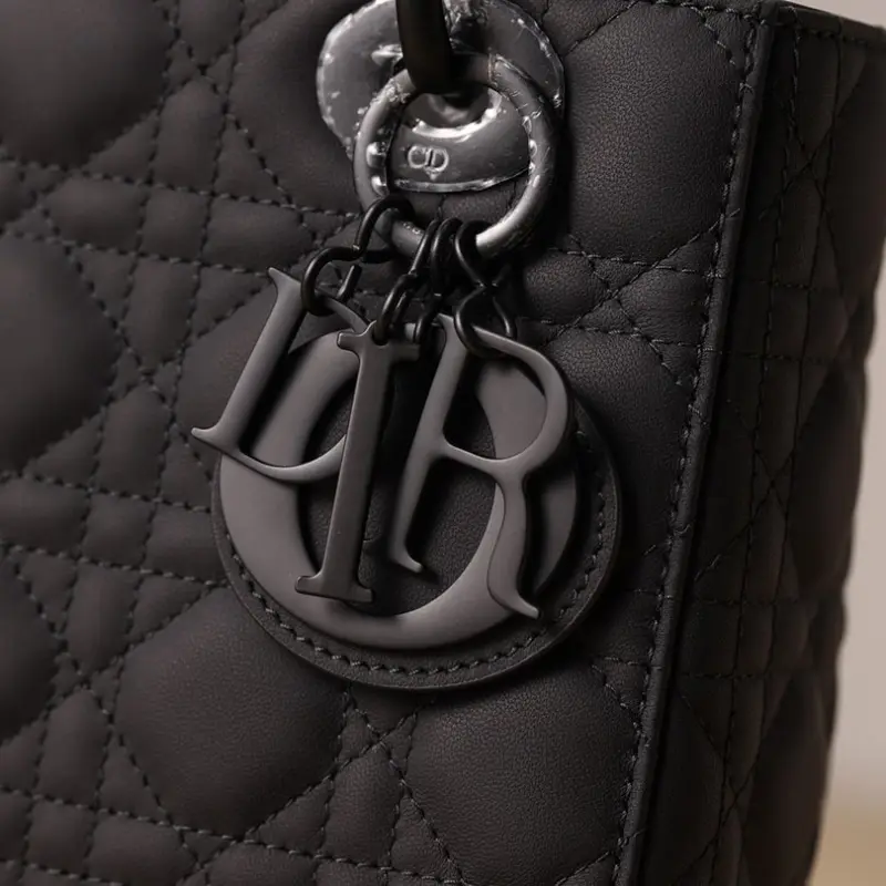高仿Dior*Lady系列牛皮單肩包Mini免檢版