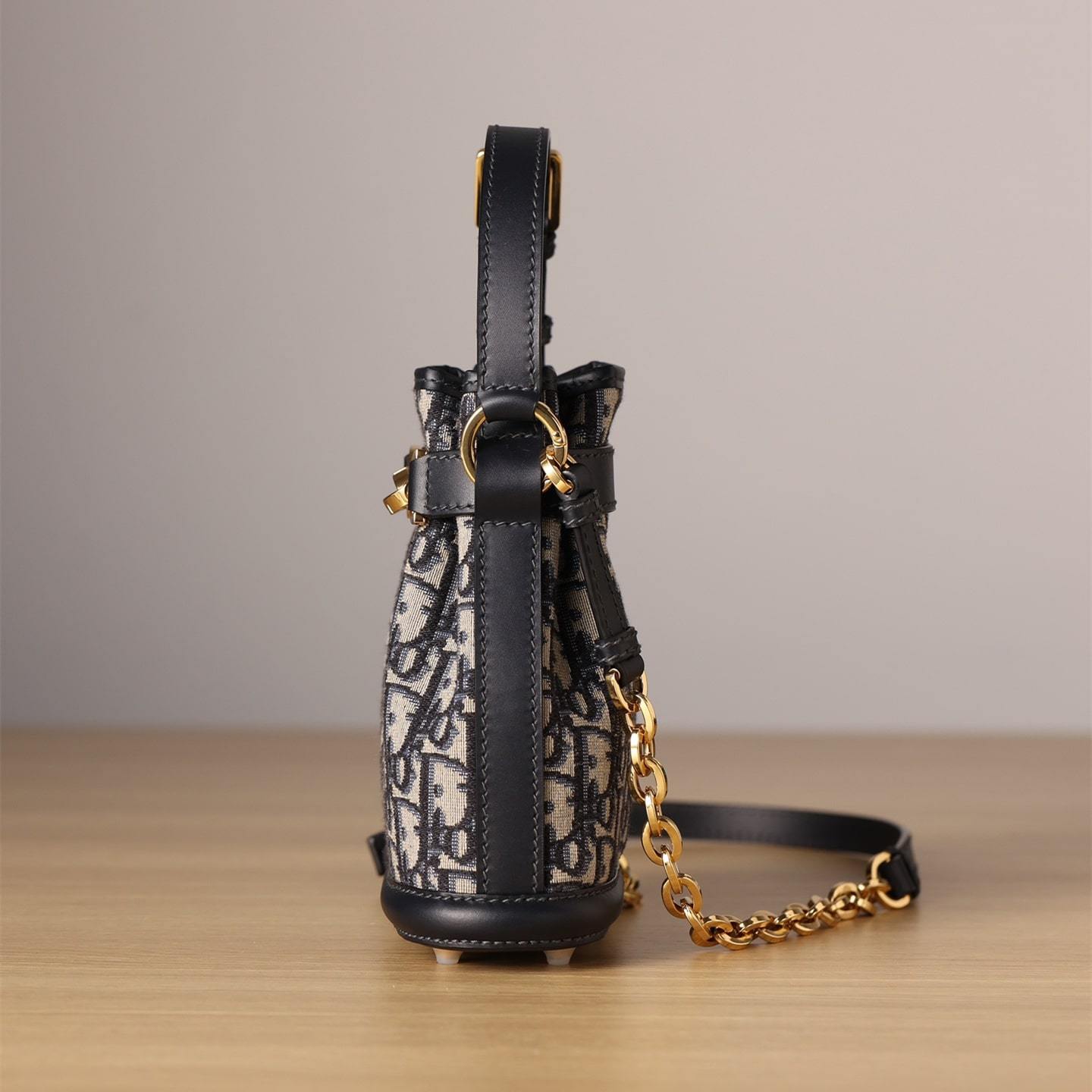 高仿Dior*Cest系列Oblique印花水桶包