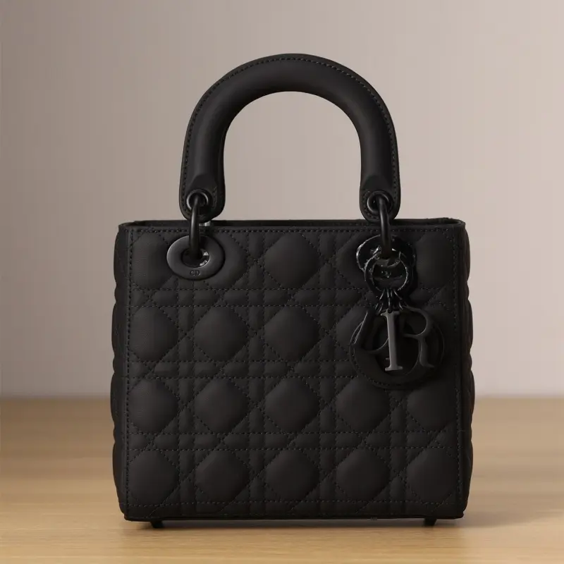 高仿Dior*Lady系列牛皮單肩包Mini免檢版