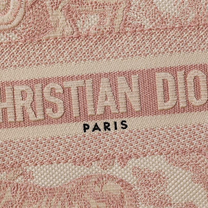 高仿Dior*BookTote系列粉色茹伊手袋
