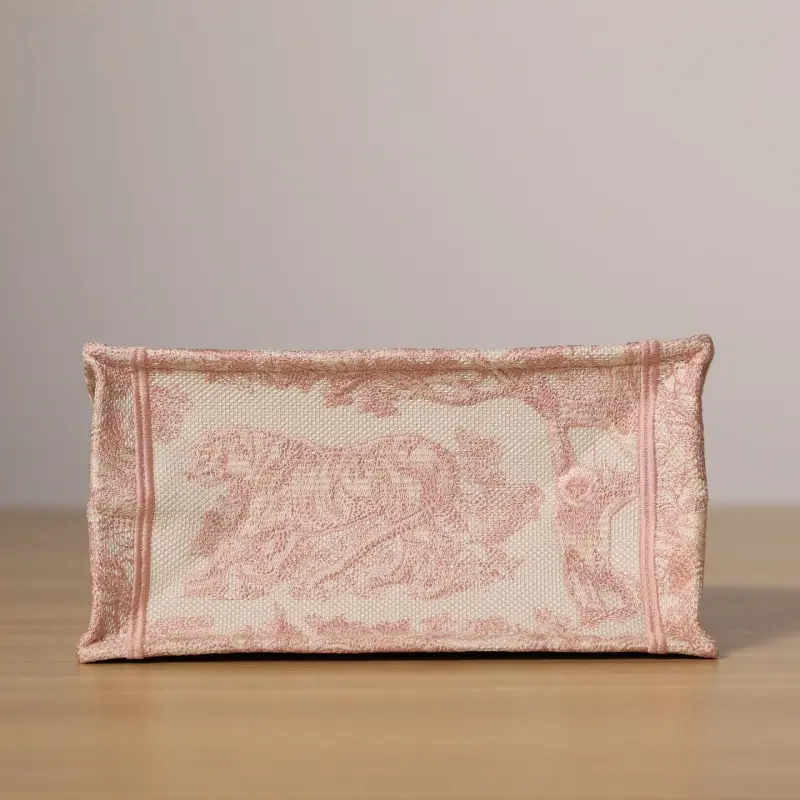 高仿Dior*BookTote系列粉色茹伊手袋