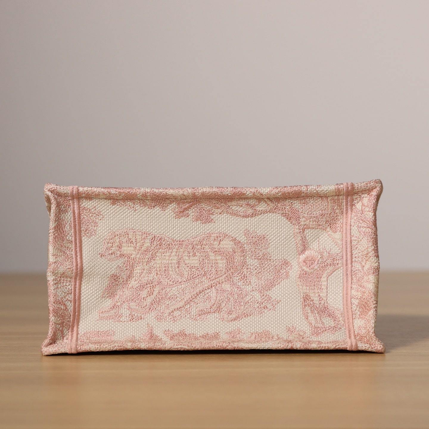 高仿Dior*BookTote系列粉色茹伊手袋