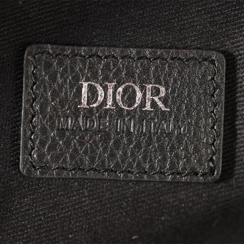 高仿Dior*Safari系列郵差包Oblique印花黑免檢版