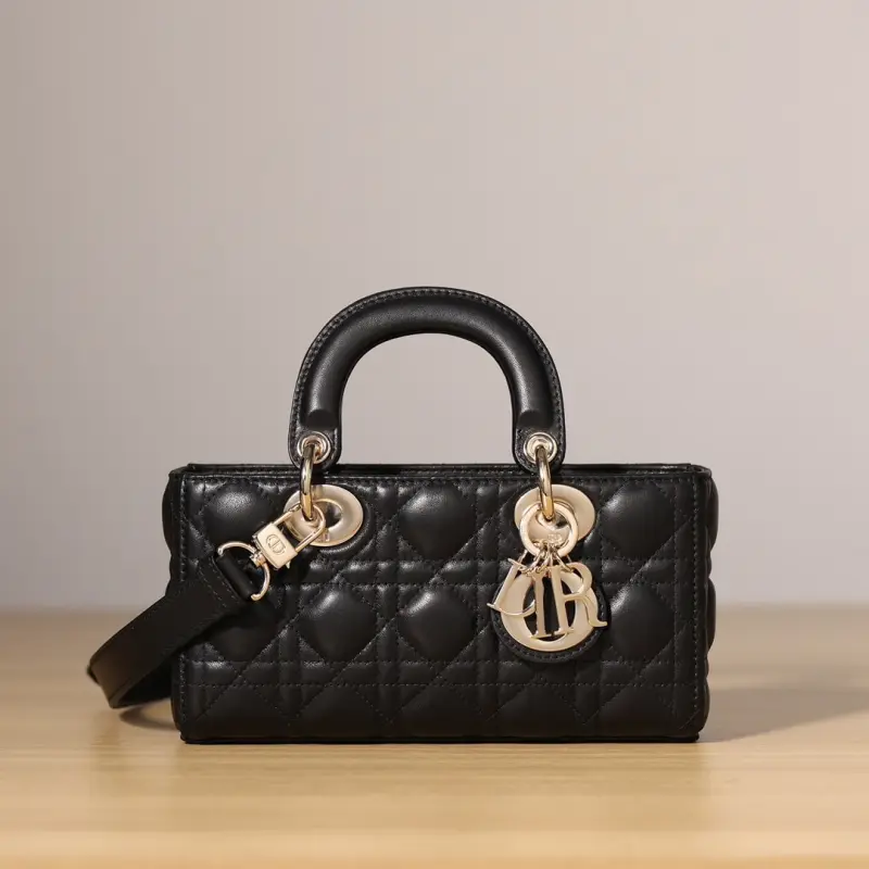 高仿Dior*LadyDJoy系列羊皮手拎袋免檢版