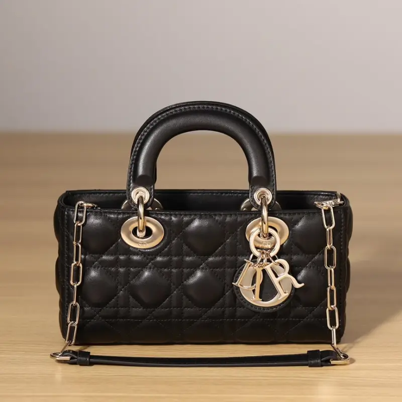 高仿Dior*LadyDJoy系列羊皮手拎袋免檢版