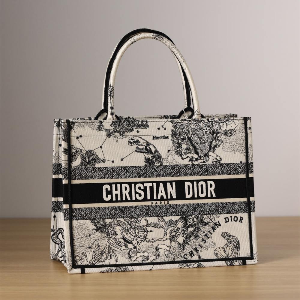 高仿Dior*BookTote系列Zodiac茹伊刺繡手袋M免檢版