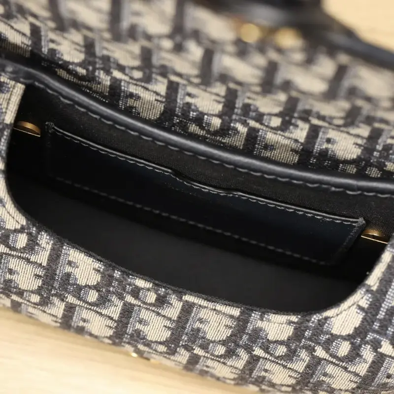 高仿Dior*Bobby系列Oblique印花單肩包免檢版