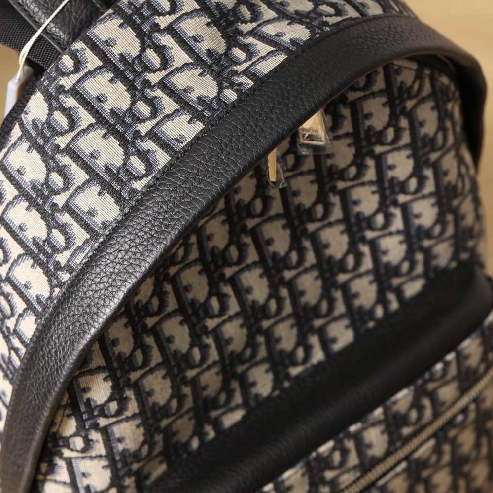 高仿Dior*Rider系列雙肩背包Oblique印花免檢版