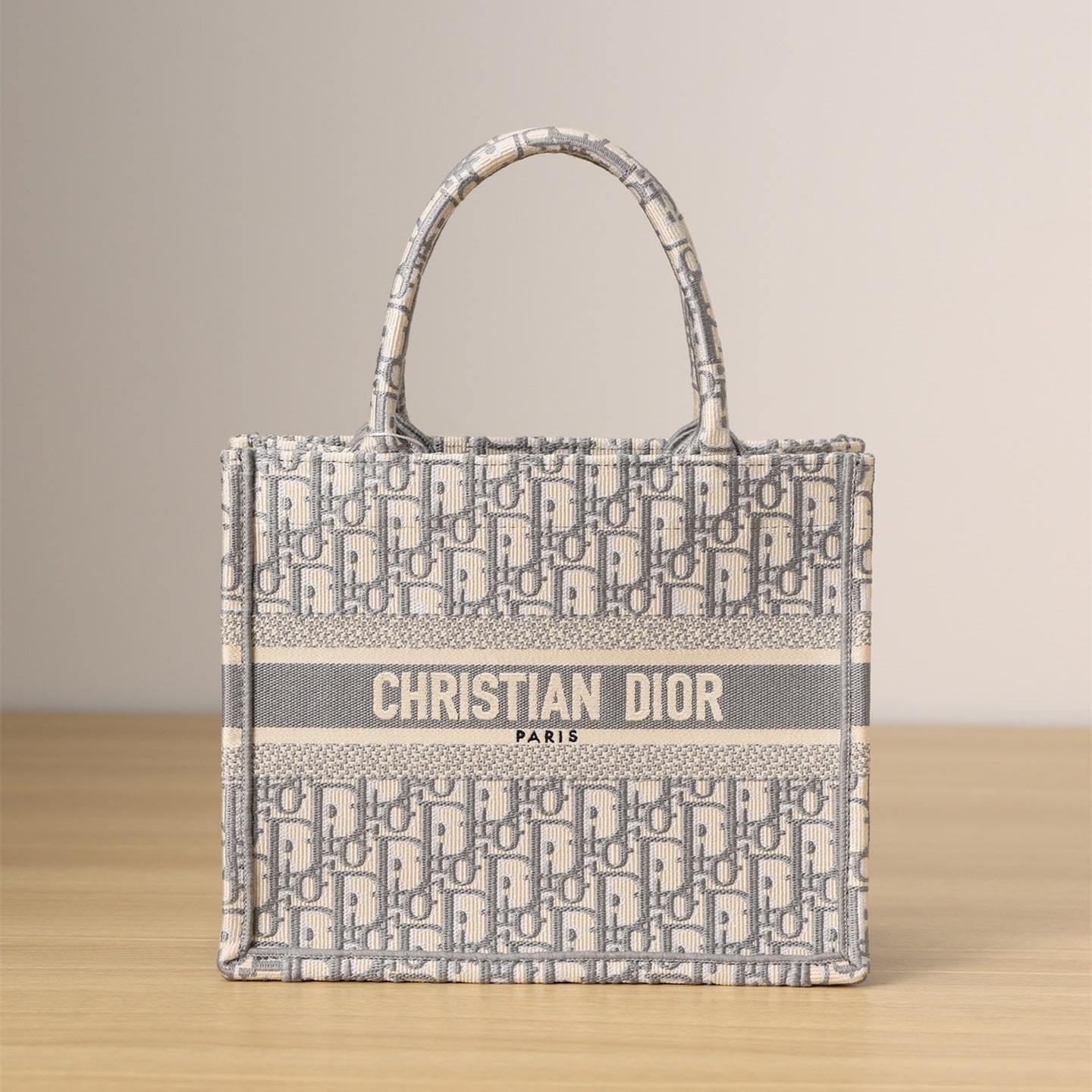 高仿Dior*BookTote系列Oblique印花灰色S免檢版
