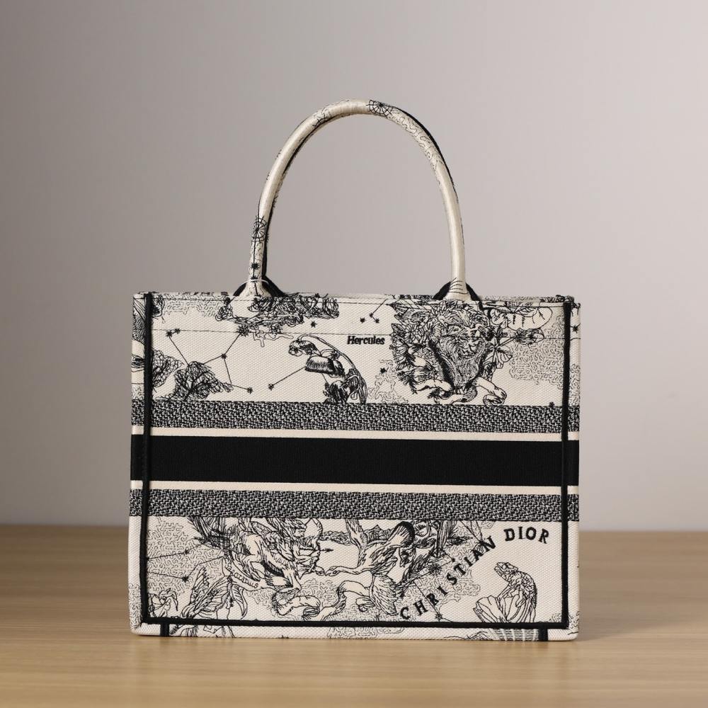 高仿Dior*BookTote系列Zodiac茹伊刺繡手袋M免檢版