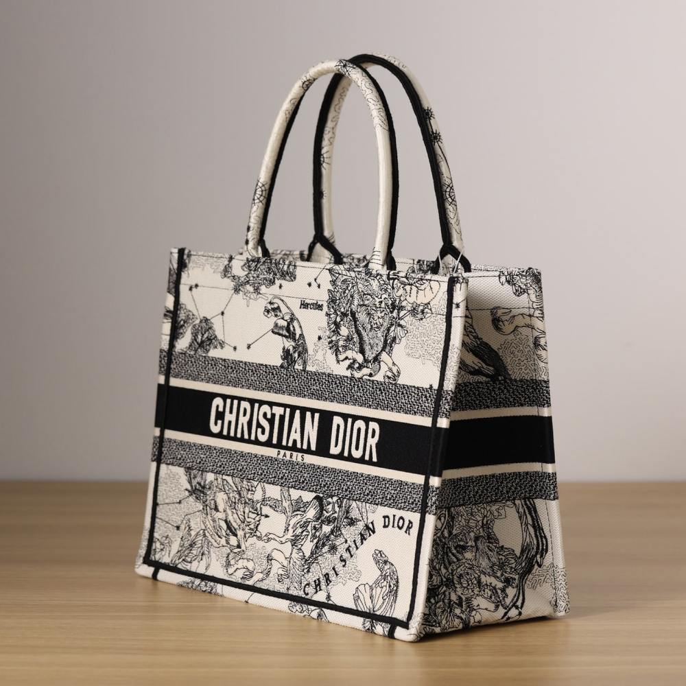 高仿Dior*BookTote系列Zodiac茹伊刺繡手袋M免檢版