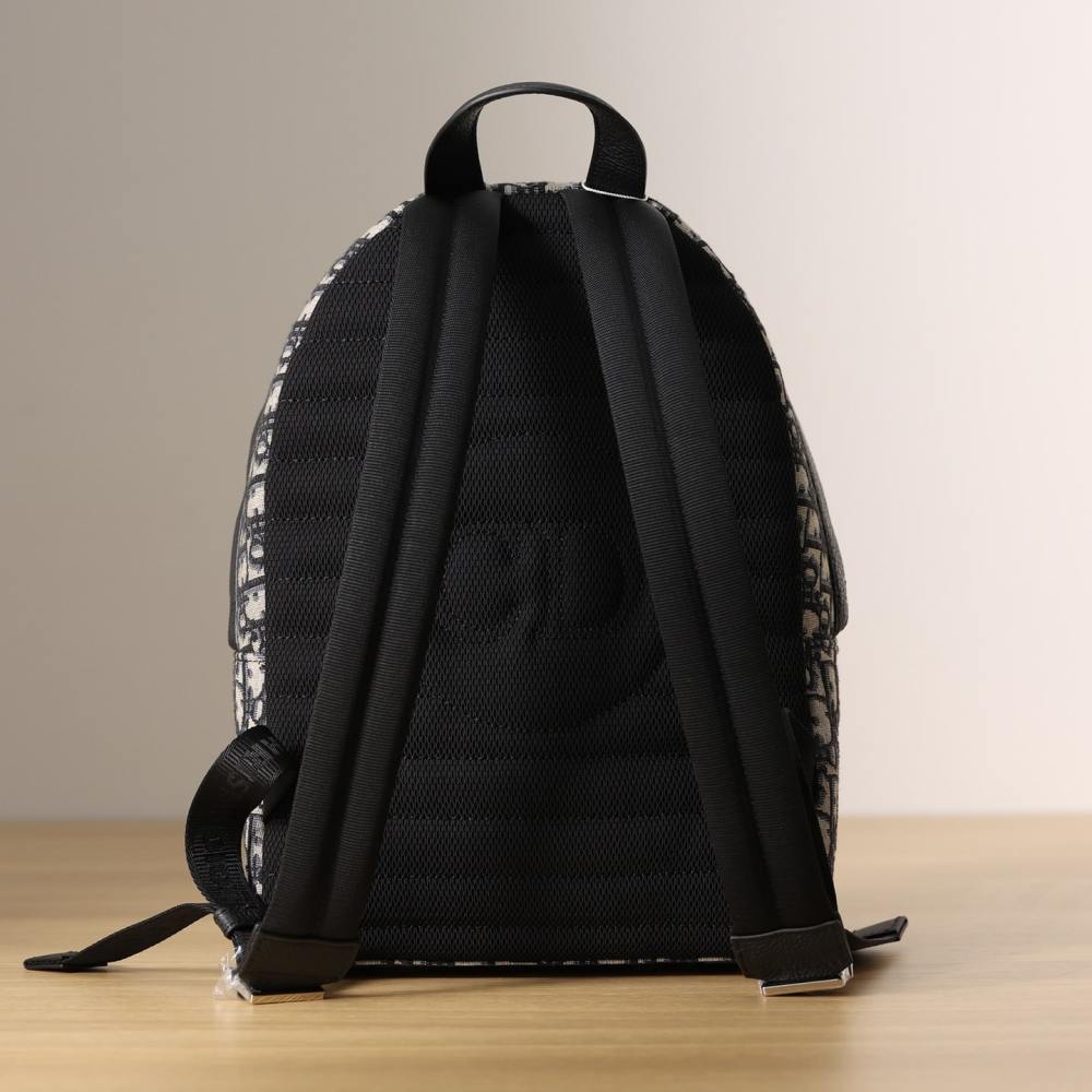 高仿Dior*Rider系列雙肩背包Oblique印花免檢版