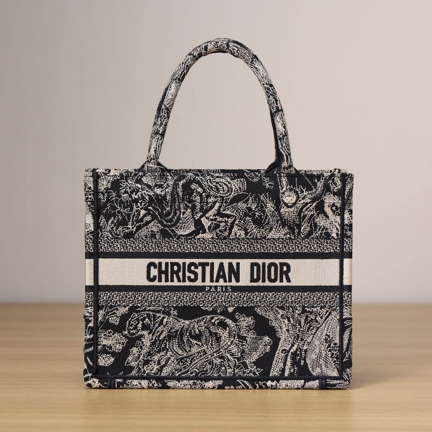 高仿Dior*BookTote系列藍色茹伊手袋S免檢版