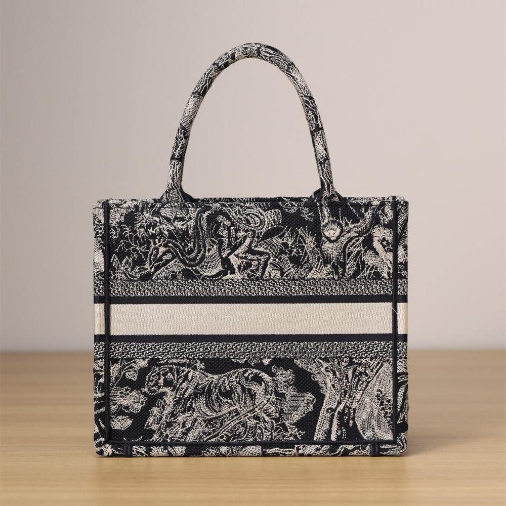 高仿Dior*BookTote系列藍色茹伊手袋S免檢版