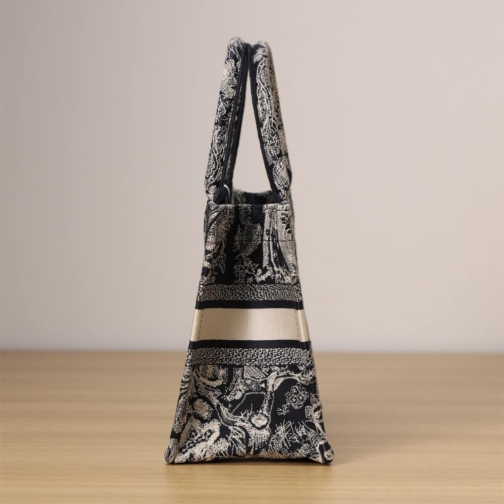 高仿Dior*BookTote系列藍色茹伊手袋S免檢版
