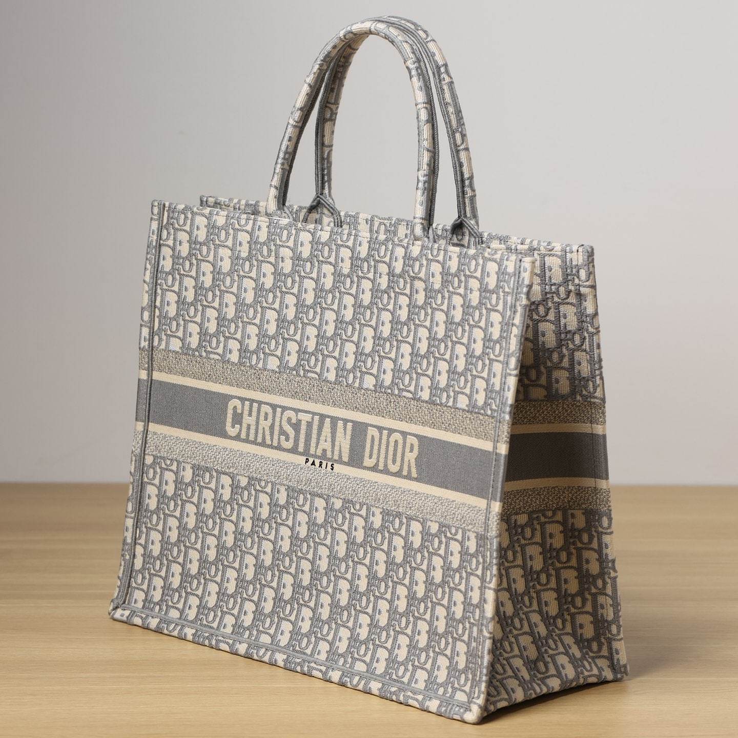 高仿Dior*BookTote系列Oblique印花灰色L免檢版