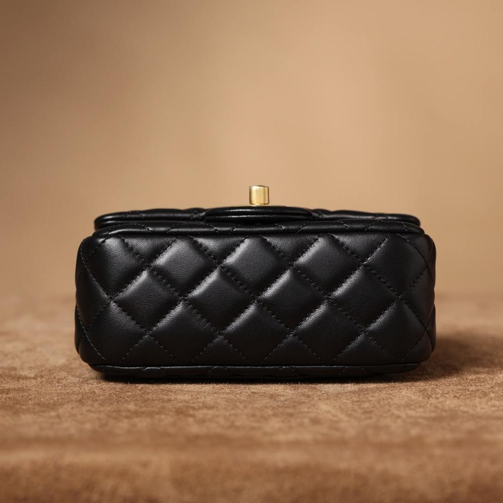高仿Chanel*CF系列金球方胖子小羊皮XS免檢版