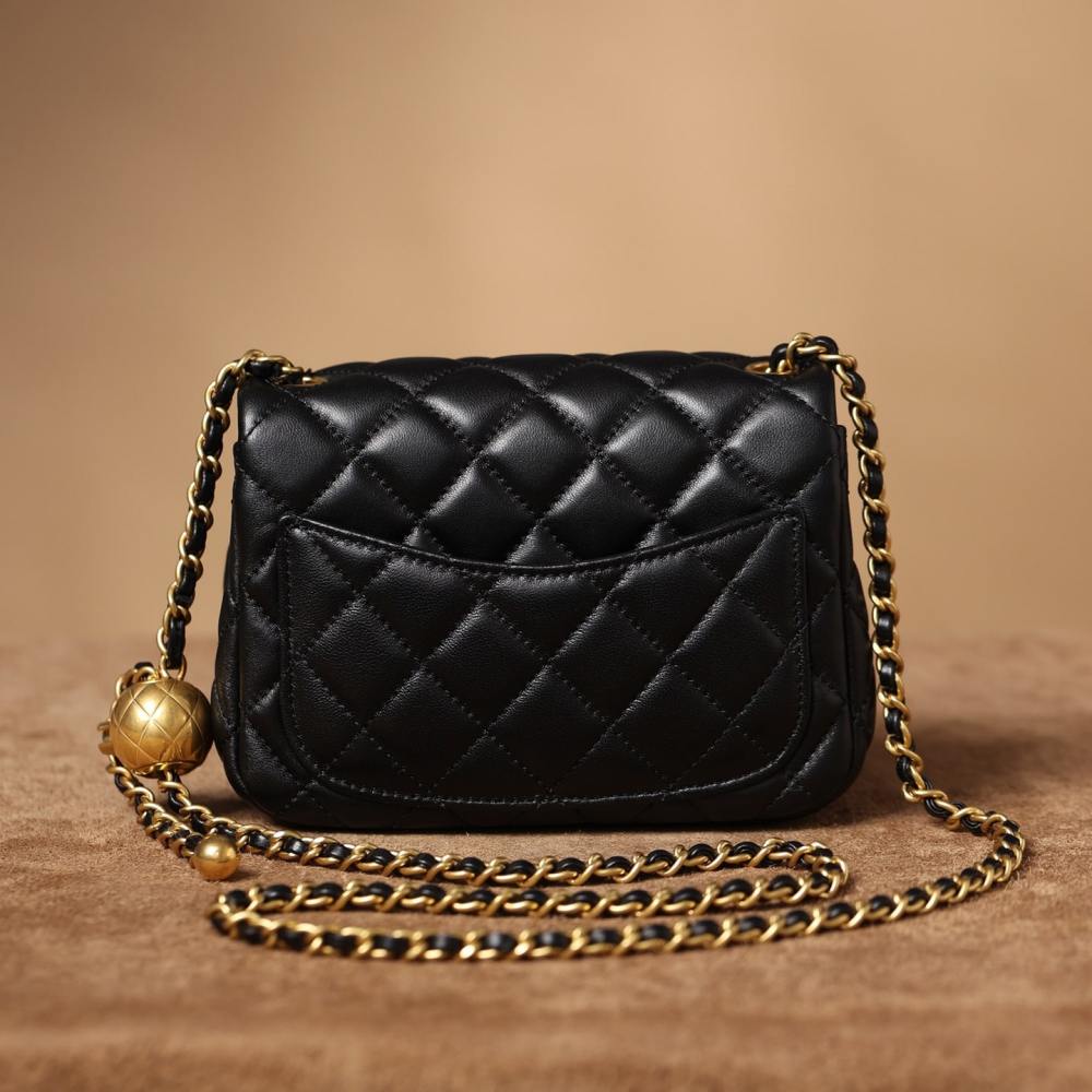 高仿Chanel*CF系列金球方胖子小羊皮XS免檢版